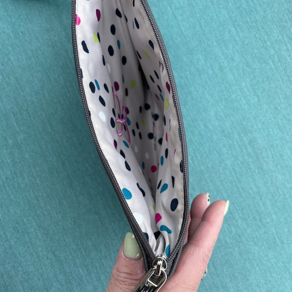 Thirty One Zipper Pouch Ruby Mini With Wristlet B… - image 3